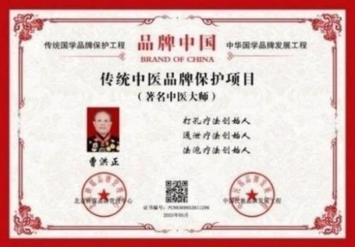 中国中医学家金质奖科学院首席院士 ——曹洪正